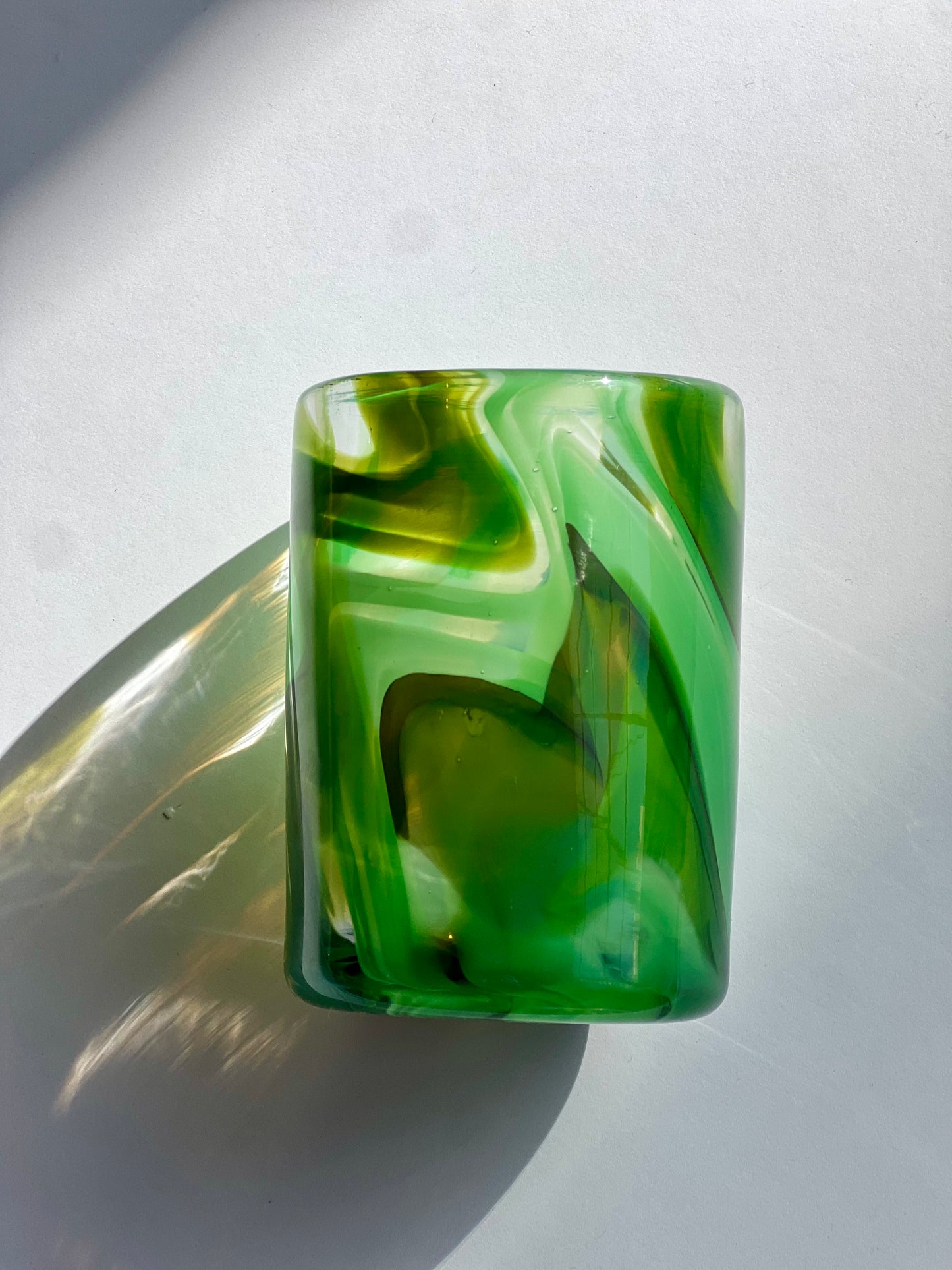 Handblown glass in Moss