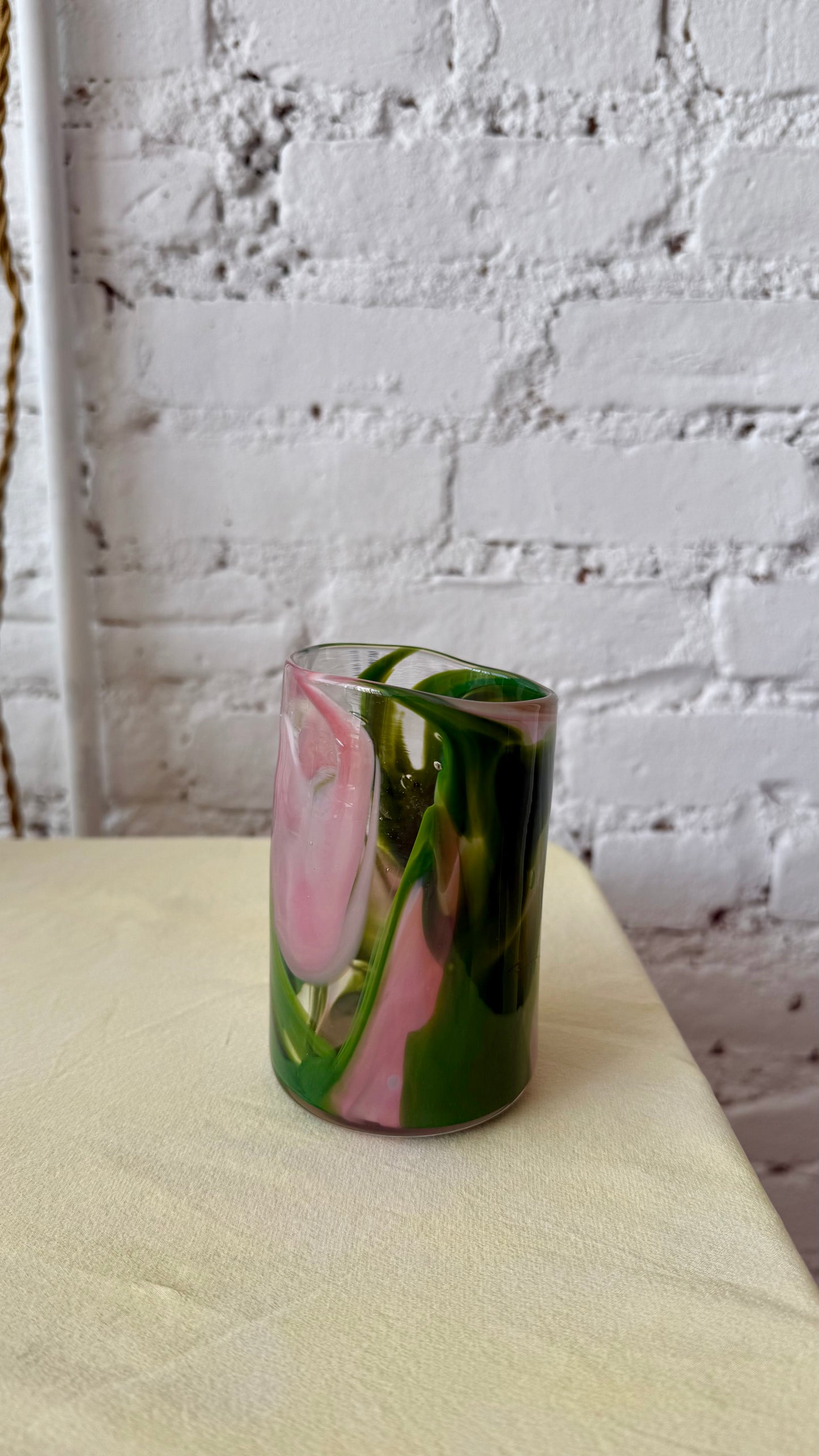 sample sale glass in watermelon