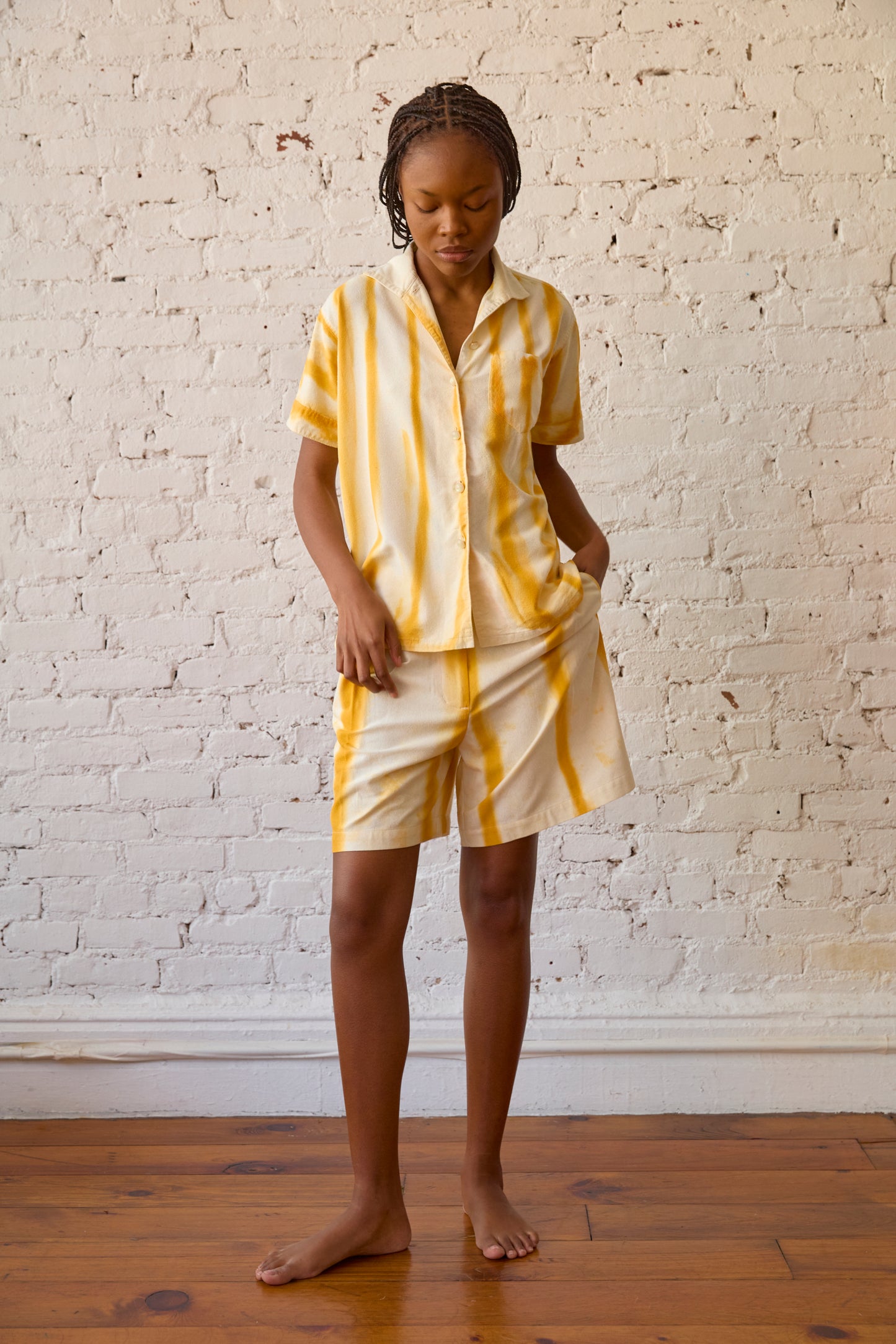 Sample Sale Leisure Blouse in Banda - Short Sleeve