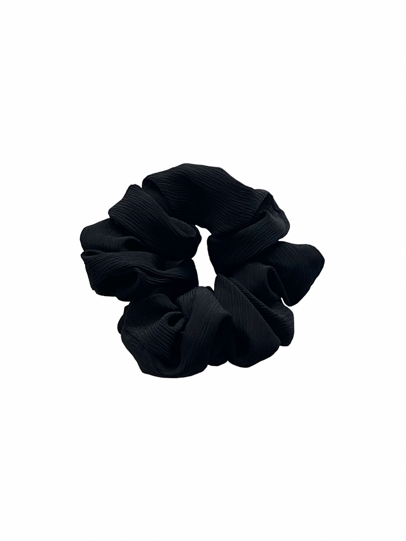 Extra Large Silk Scrunchie in Noir