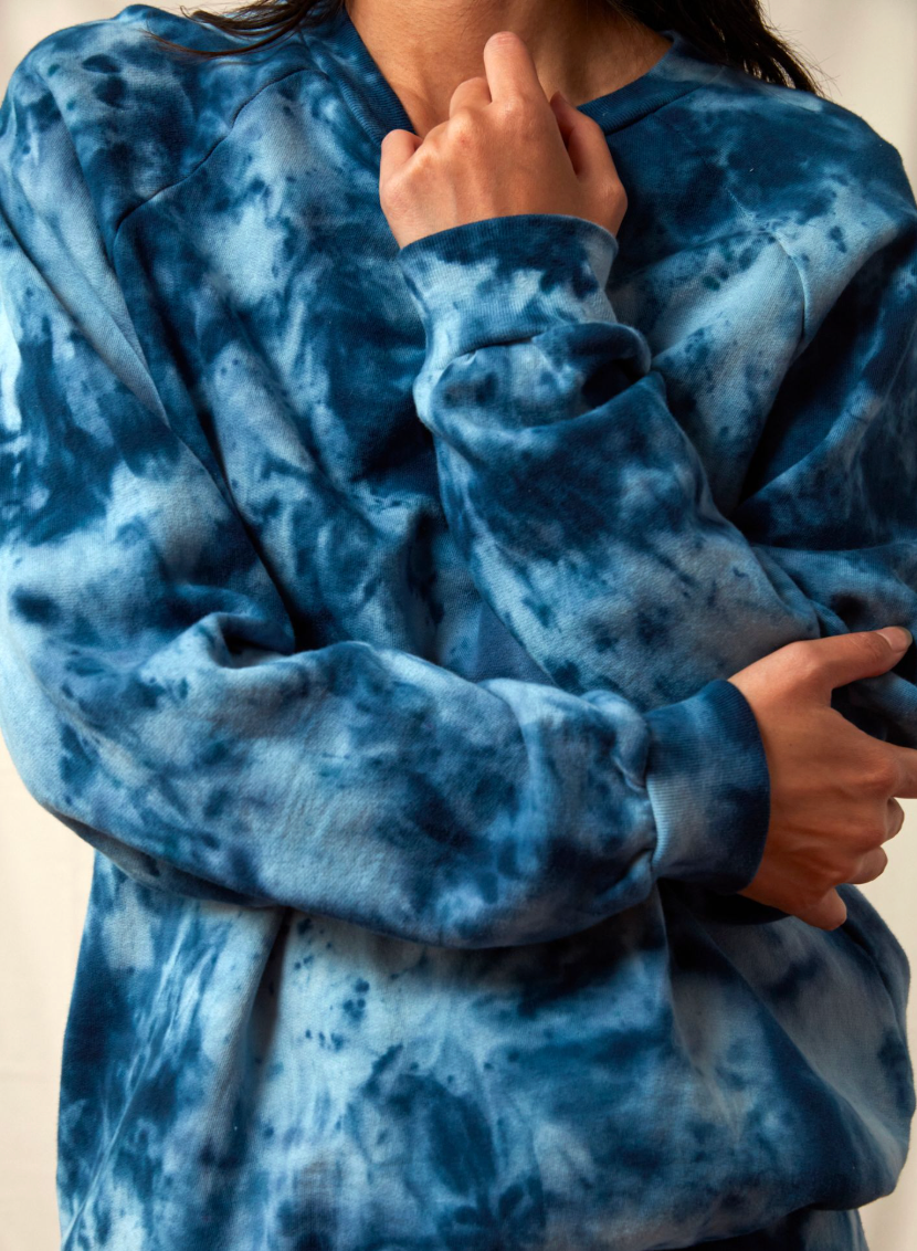 sample sale splash crewneck
