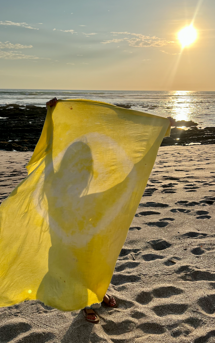 crinkle beach throw