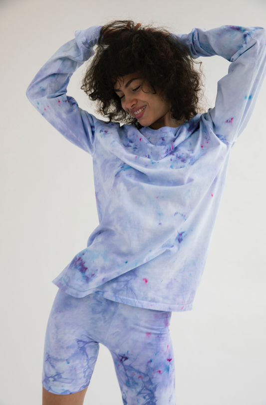 Sample sale bike Short in Purple Rain