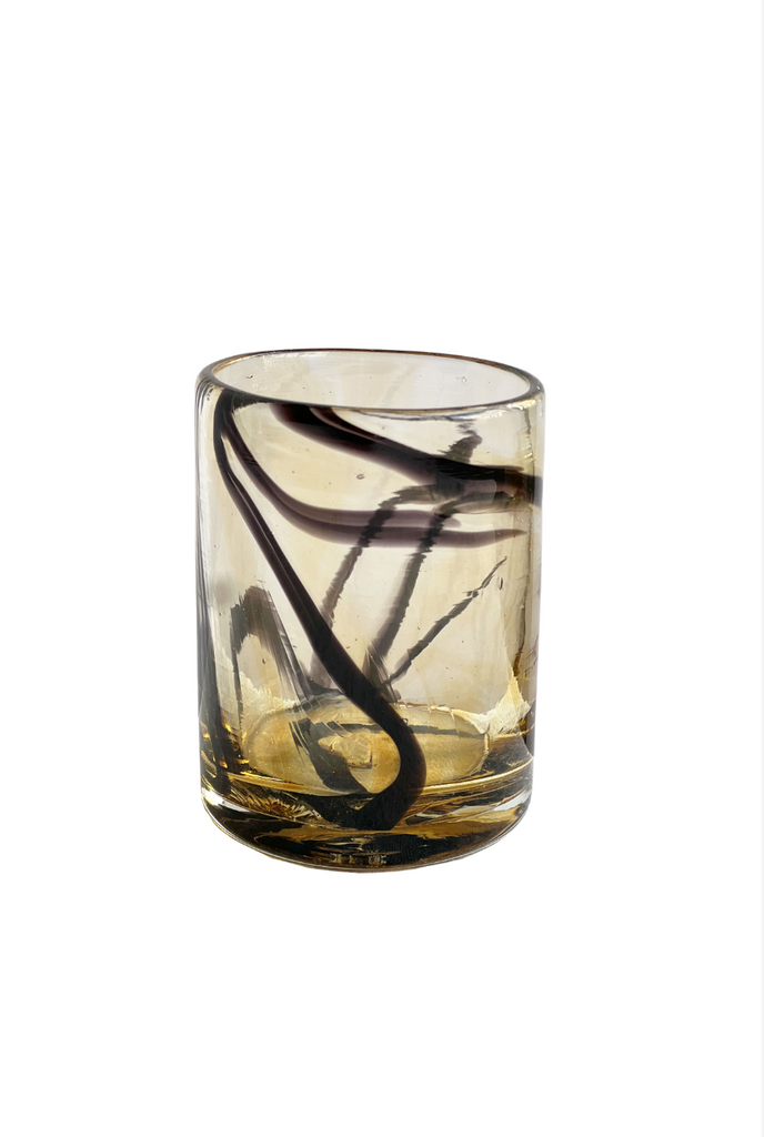 Hand dyed Fumé Glass