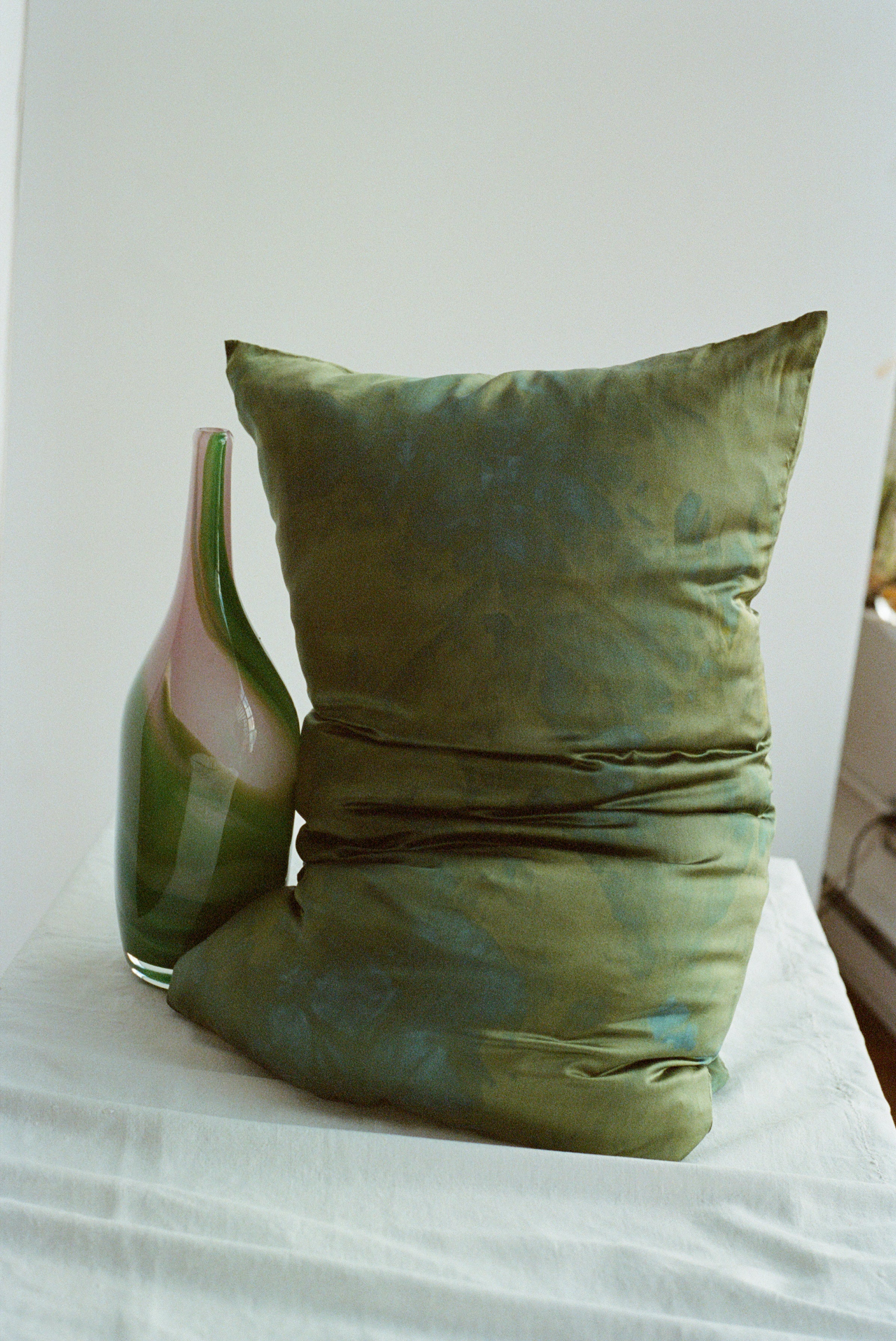 Silk Pillow in Forest