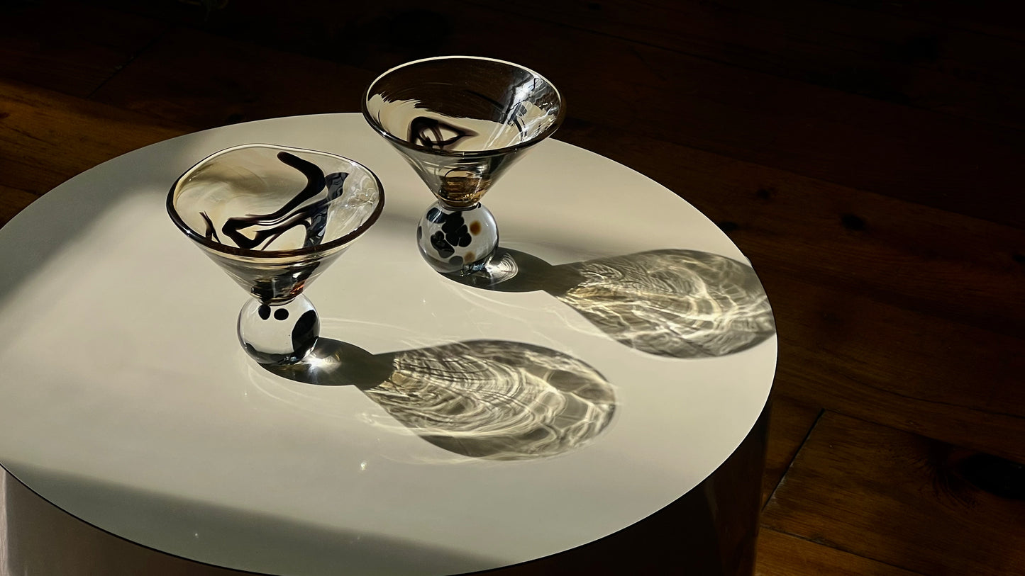 Martini Glass in Fumé