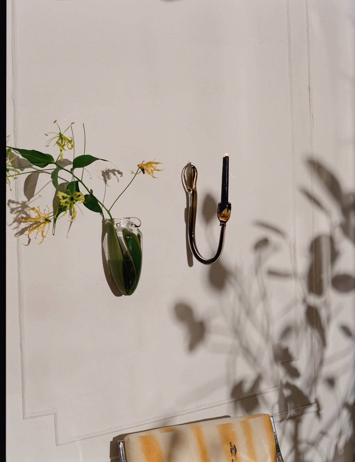 wall candle holder in fume