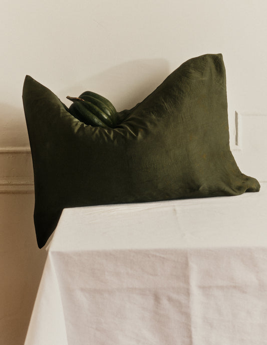 Silk Pillow in Forest