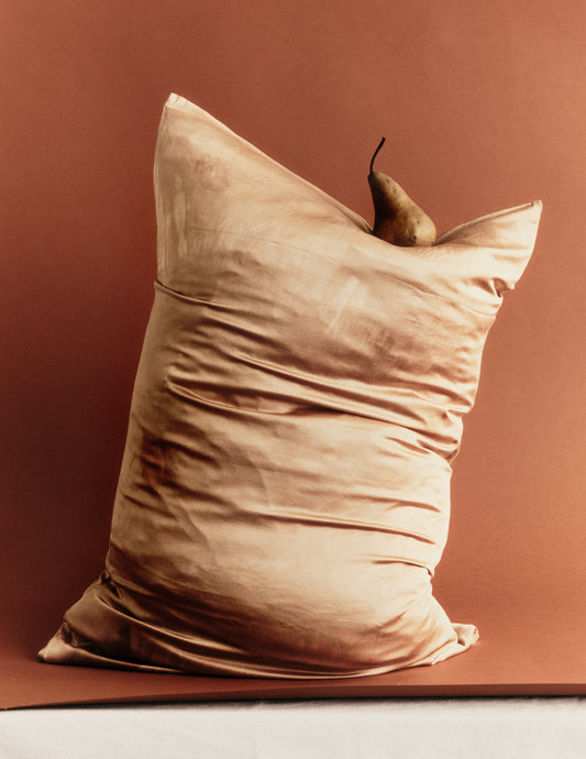 Silk Pillowcase in Sandstone