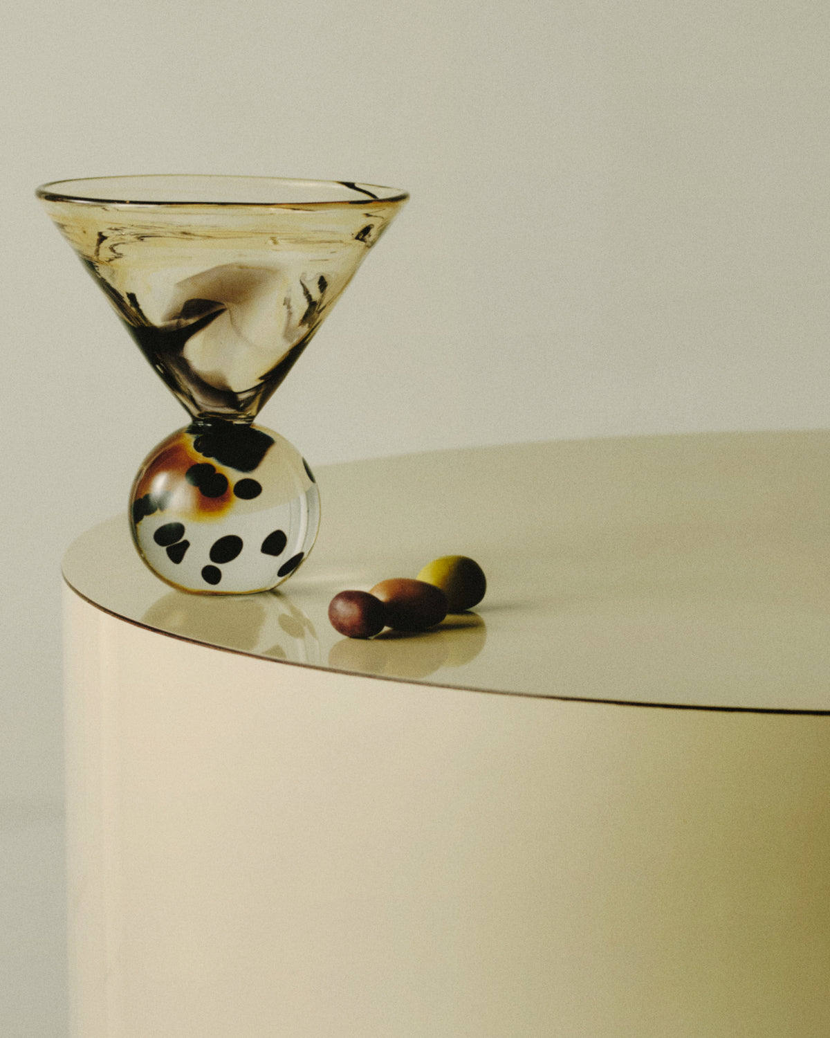 Martini Glass in Fumé
