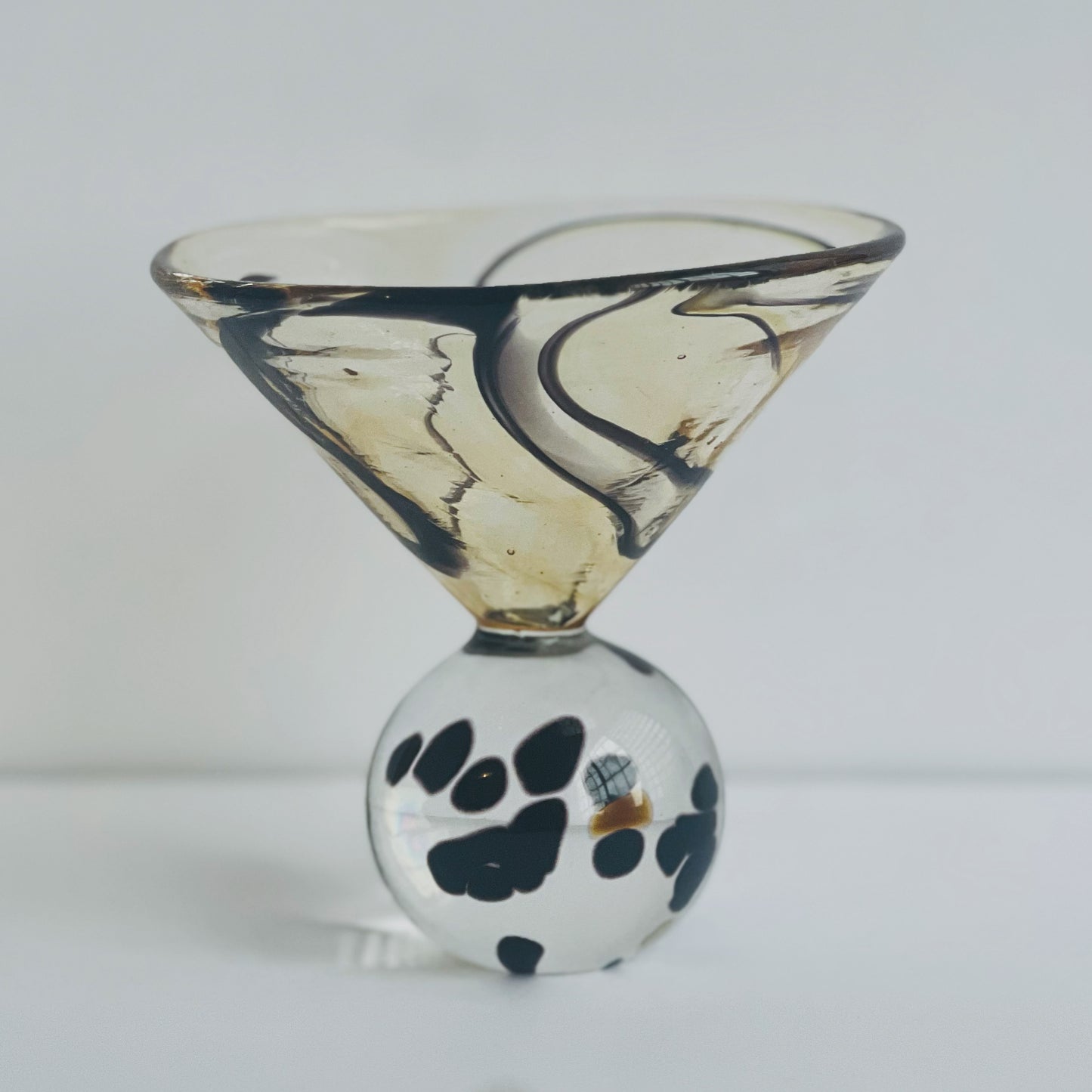 Martini Glass in Fumé