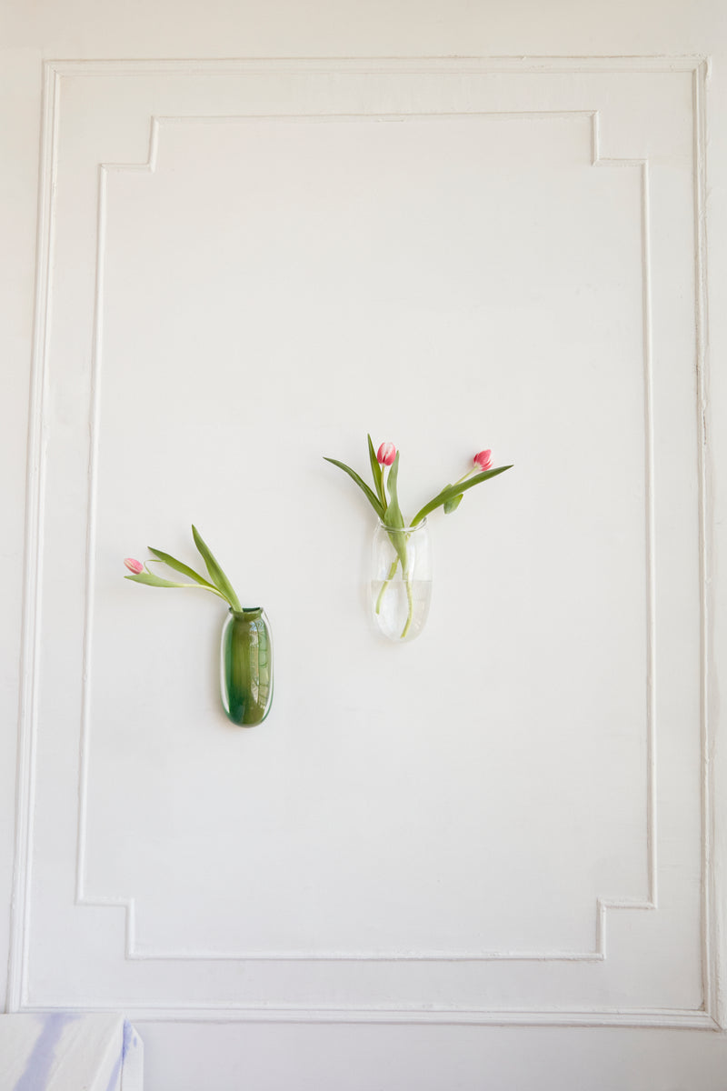 Wall Vase in Clear
