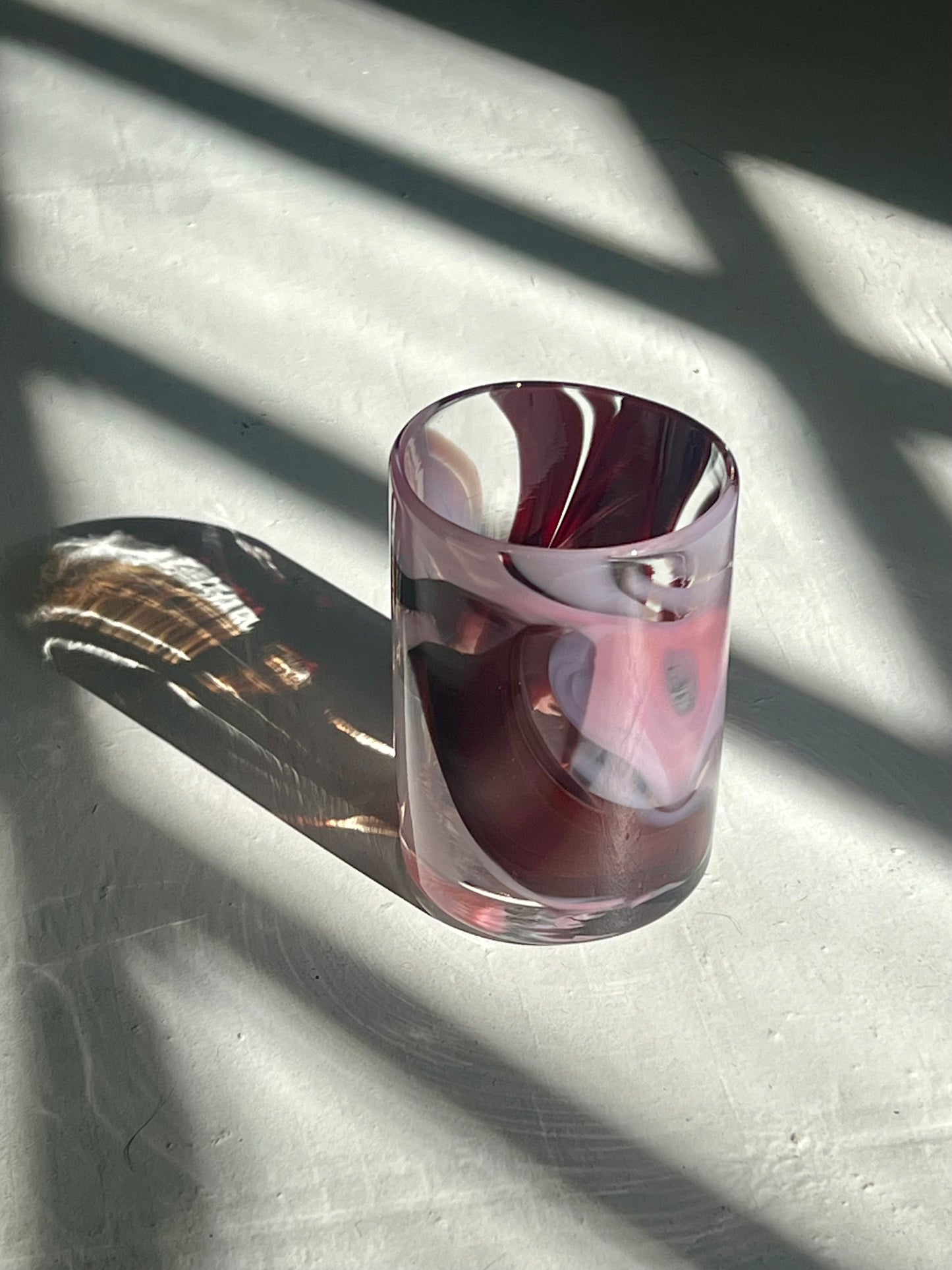 Hand Dyed Gamay Glass