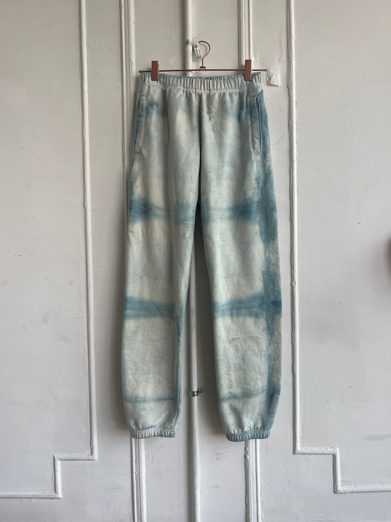 sample sale sweatpants in indigo