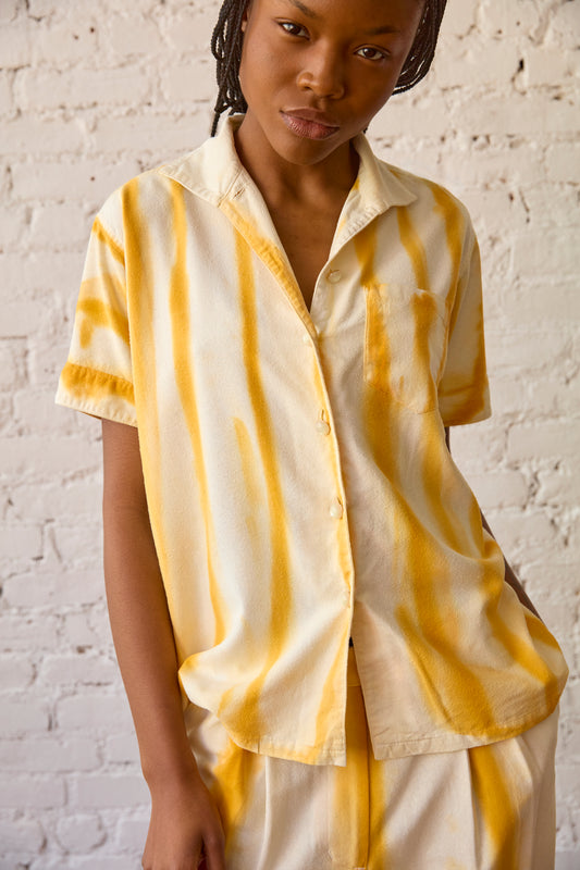 Sample Sale Leisure Blouse in Banda - Short Sleeve