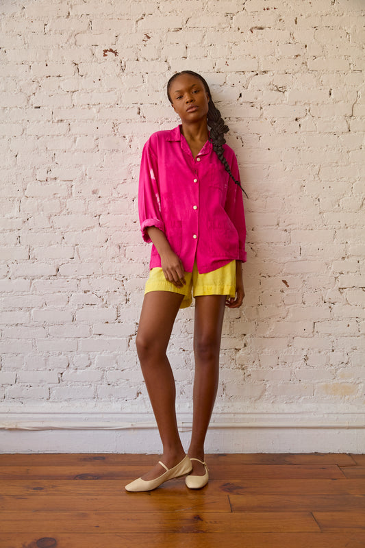 Leisure Top in Fuchsia