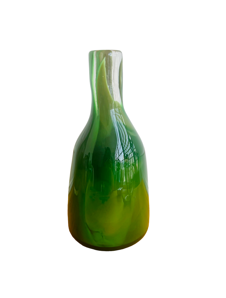 Emerald Shore Style Glass Carafe & Cups