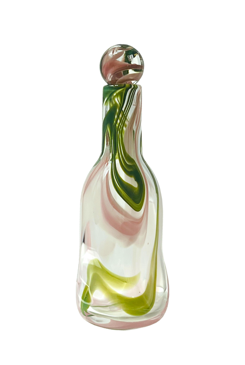 Glass Bottle in Watermelon