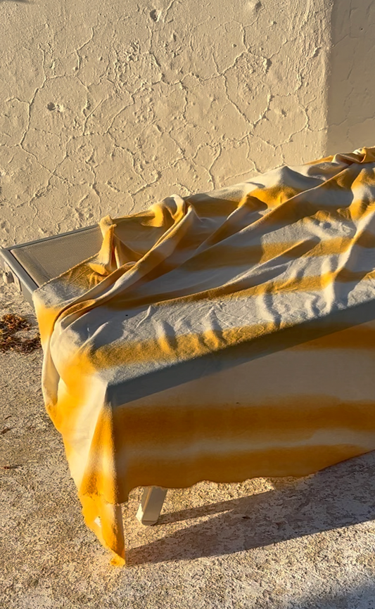 Raw Silk Beach Throw in Banda