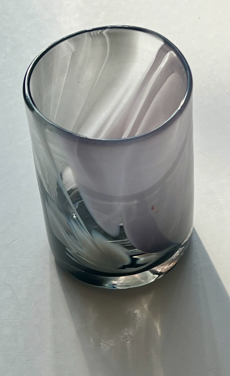 sample sale grey glass