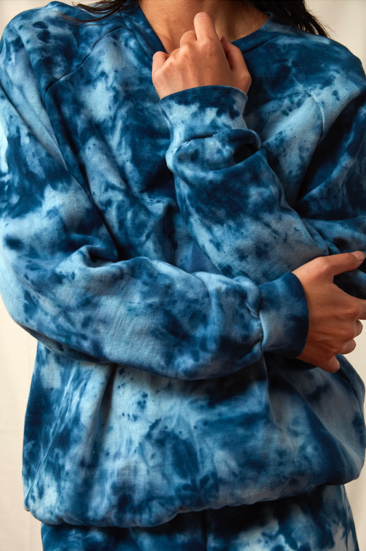 sample sale crewneck in splash