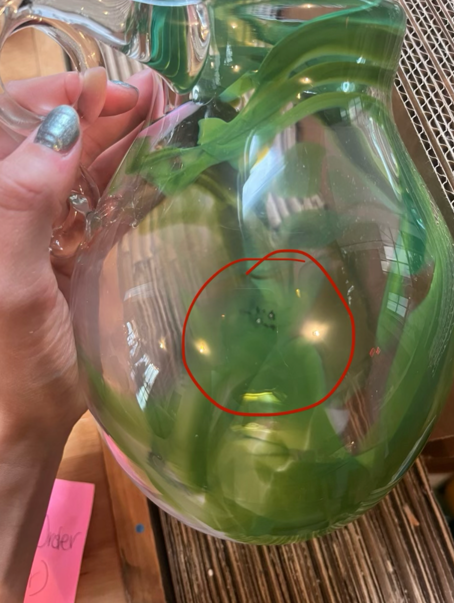 Sample sale jug in watermelon