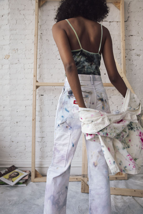 Sample sale dyed dickies in Kokomo