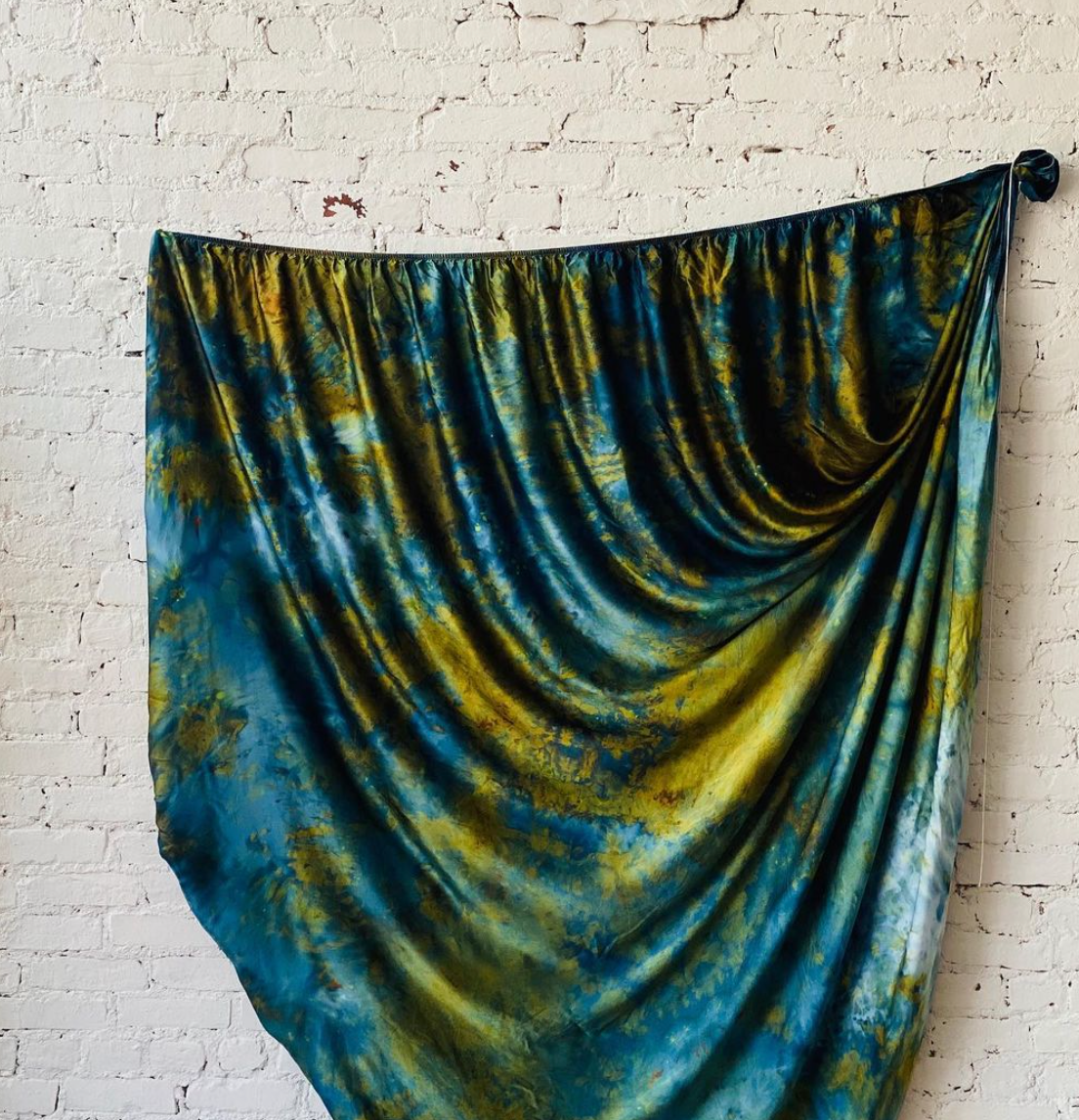 Silk Sheet In Peacock