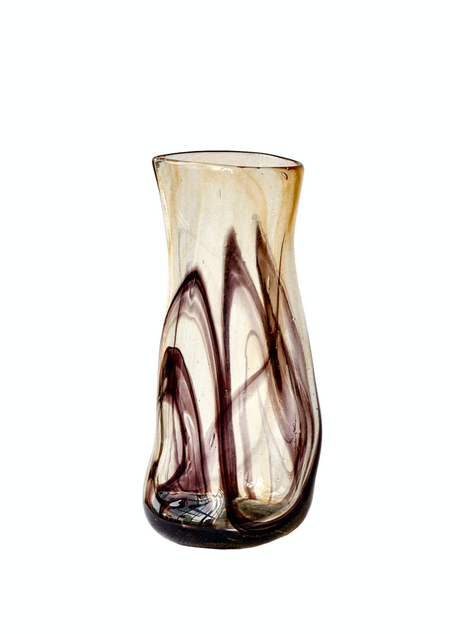 Hand dyed Fumé Glass