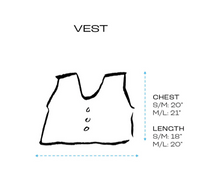 Sample Sale Vest in Nosara