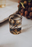 Hand dyed Fumé Glass