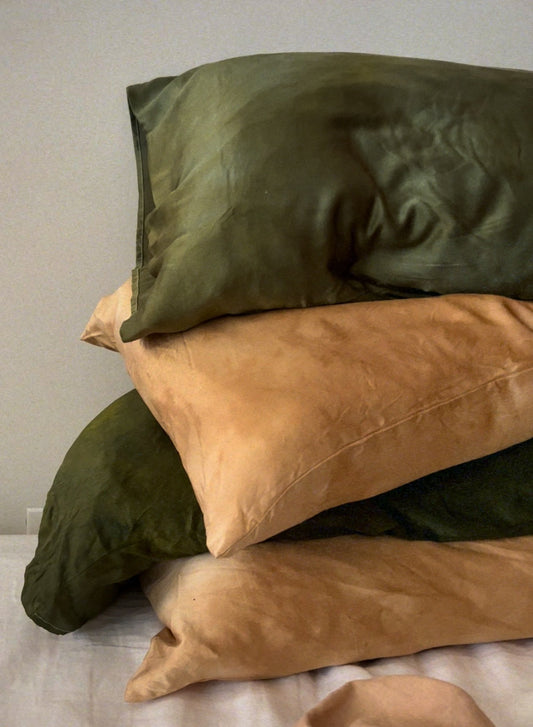 Silk Pillow in Forest